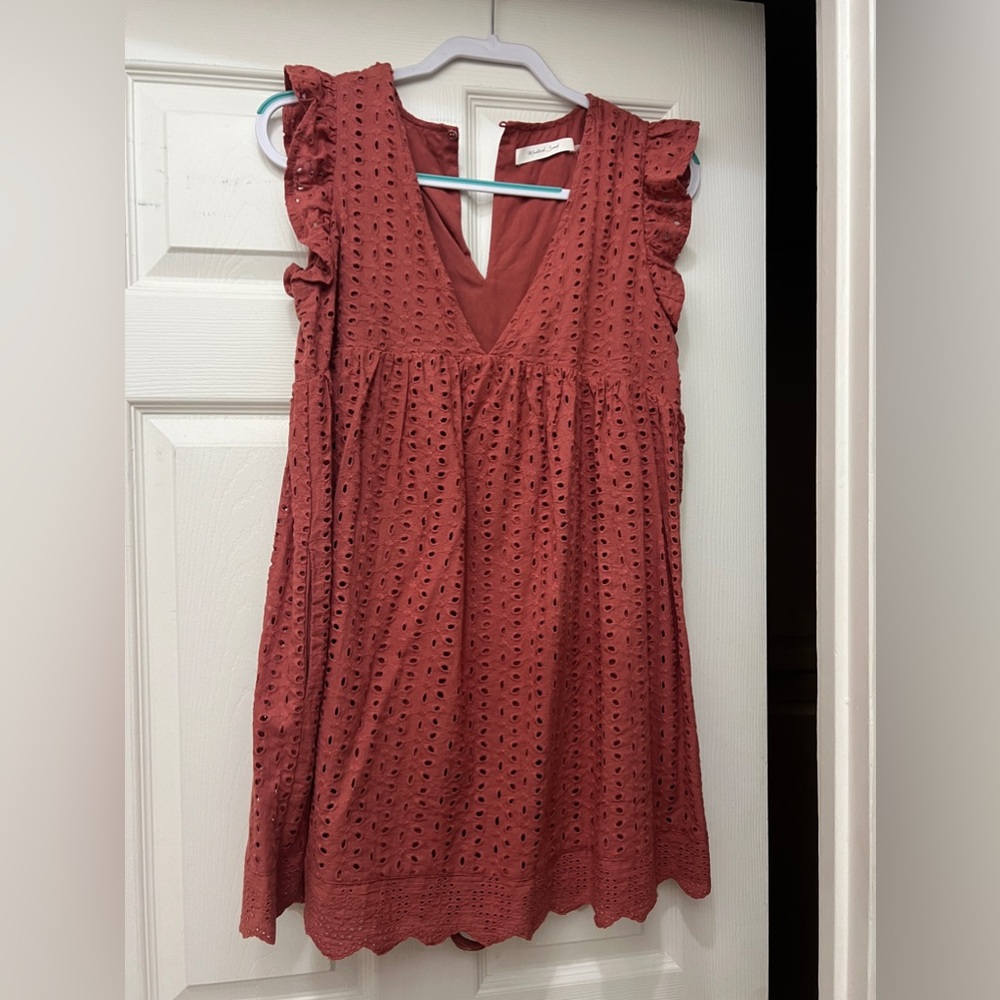 Mustard Seed Eyelet Dress